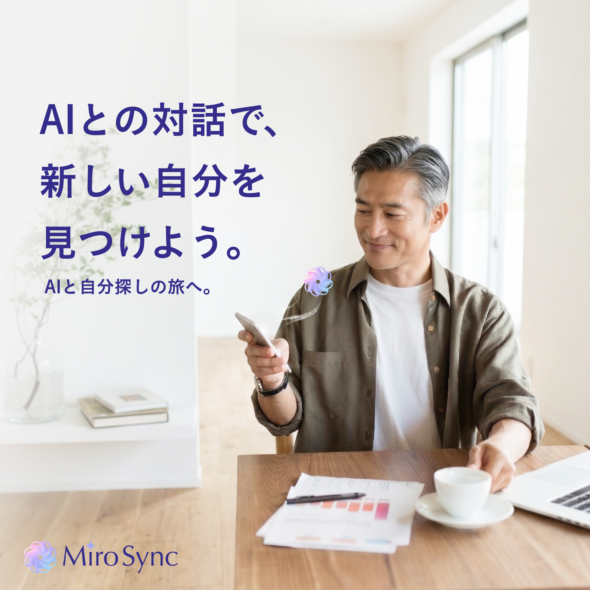 MiroSync 広告第5弾（男性）
